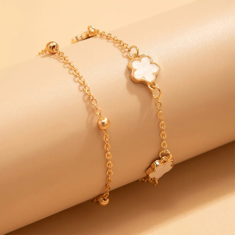 Clover Anklet Braclet