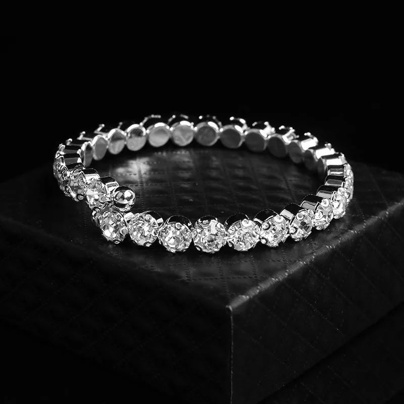 LUX Round Crystal Jewelry Set