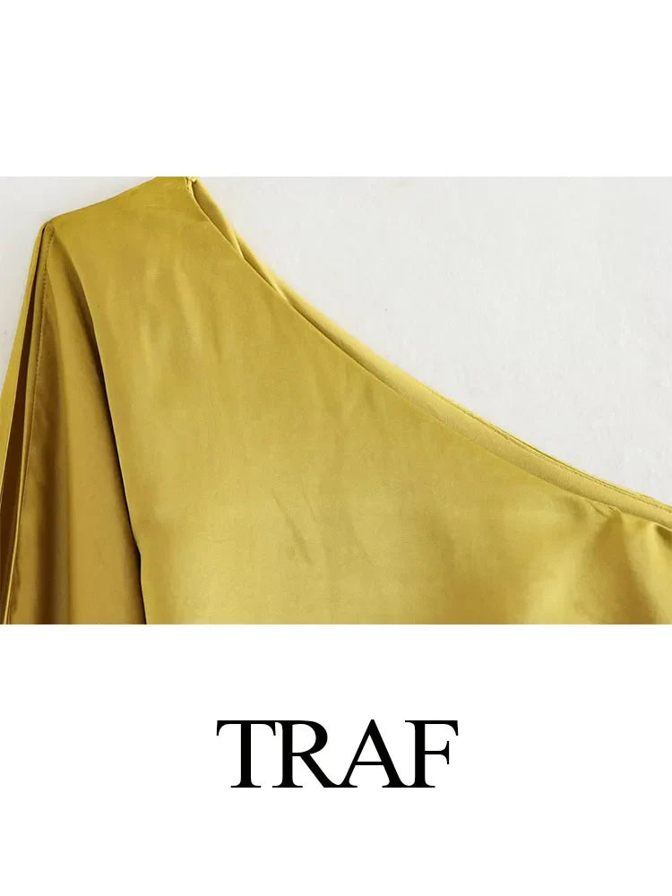 Summer Satin Party Dress