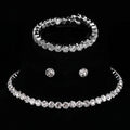 LUX Round Crystal Jewelry Set