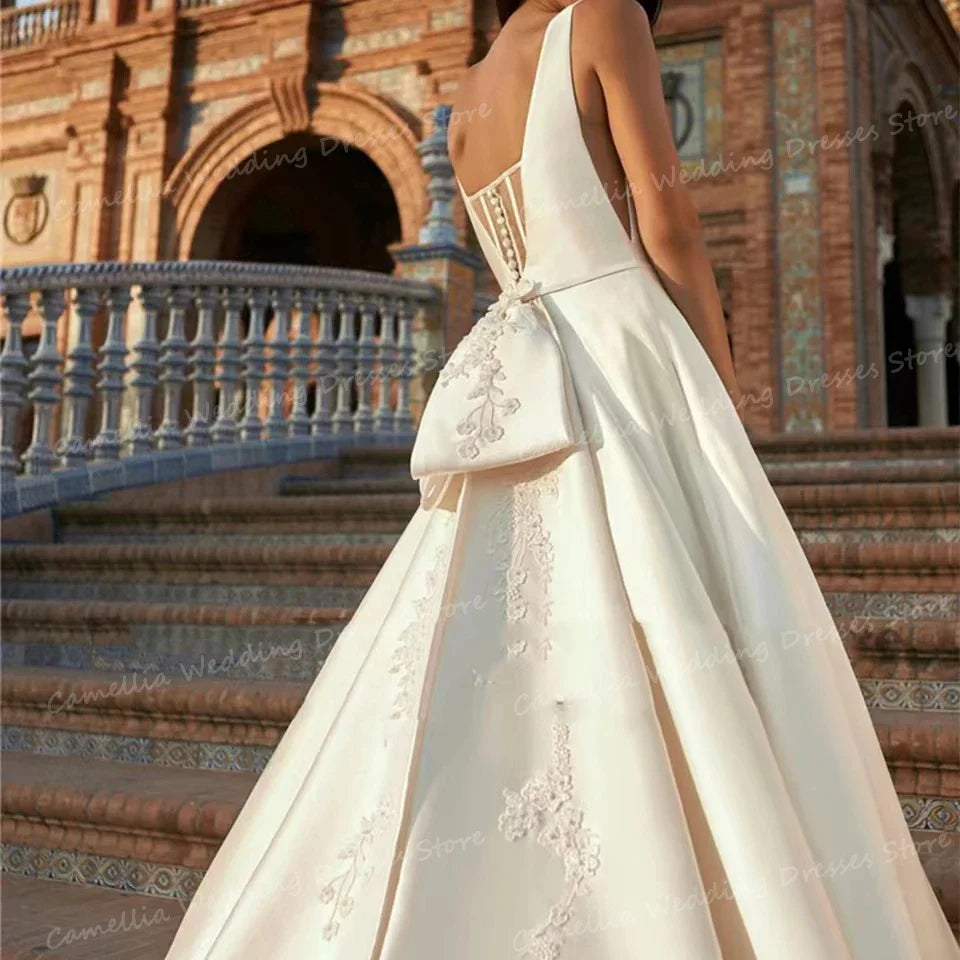 Bridal Satin Wedding Dress