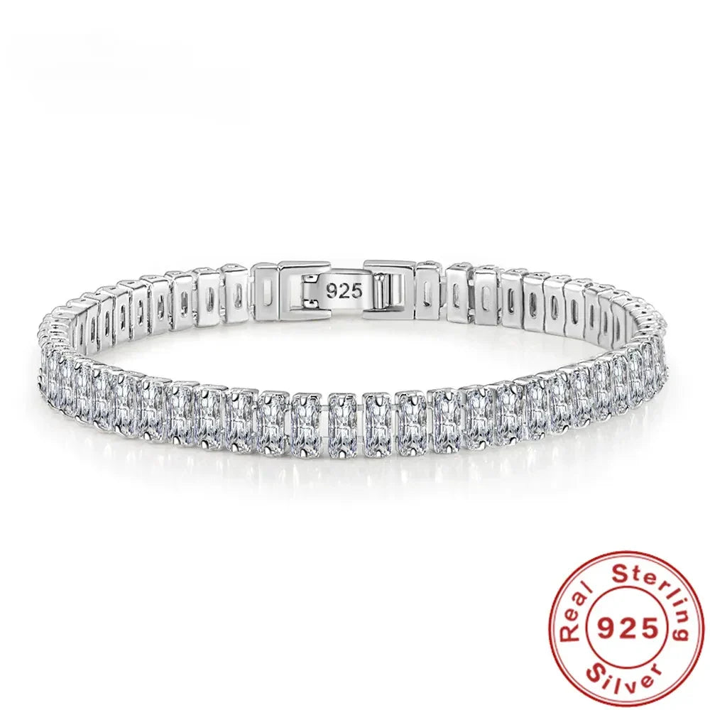 Lux 925 SS Crystal Bracelet