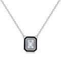 Maze Silver Chain Necklace – Statement Layered Necklace